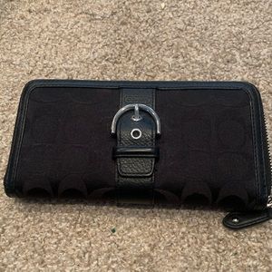 Authentic Black Coach Wallet